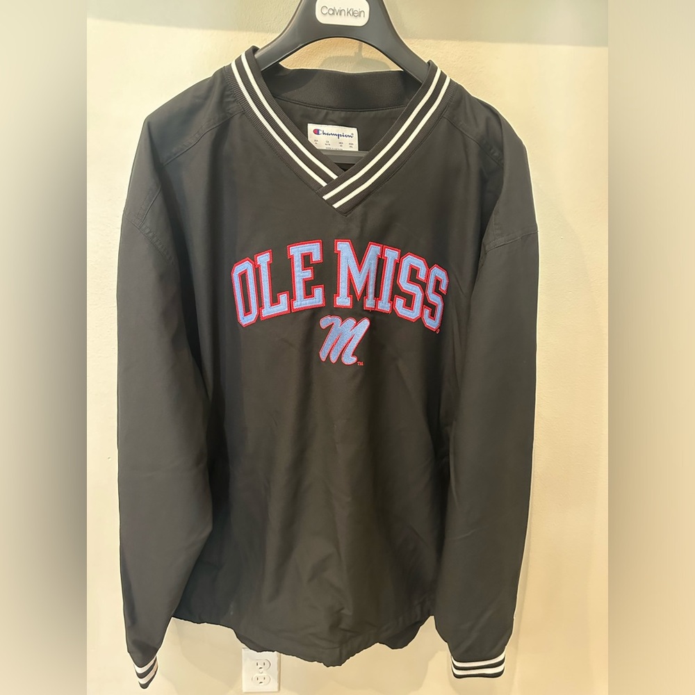 Champion Oke Miss Black pullover windbreaker XL